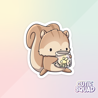 Squirrels Cozy Nut Club | Stickers