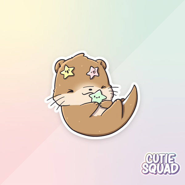 Fishy Otters | Stickers