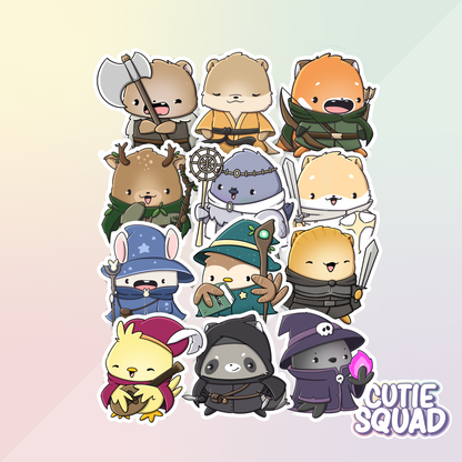 DND Classes | Stickers | Sale