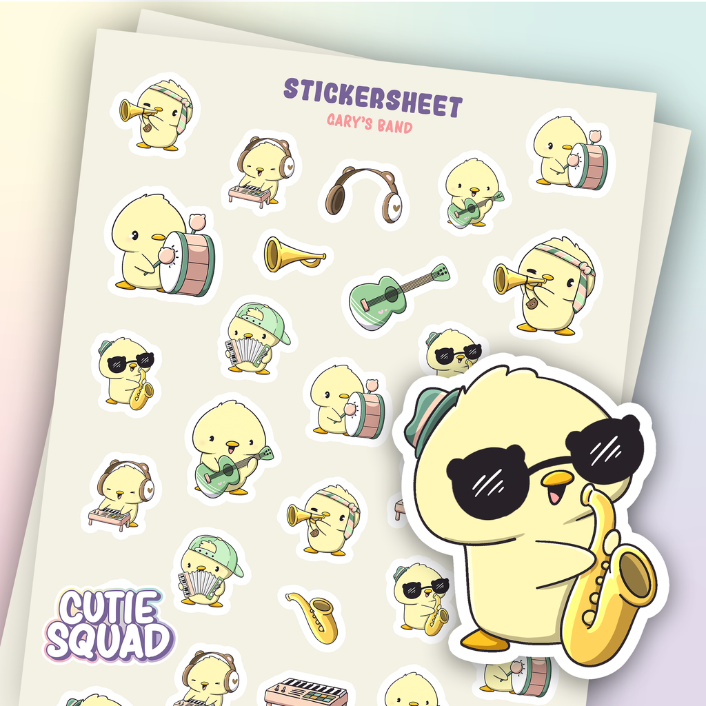 Gary's Band | Sticker Sheet