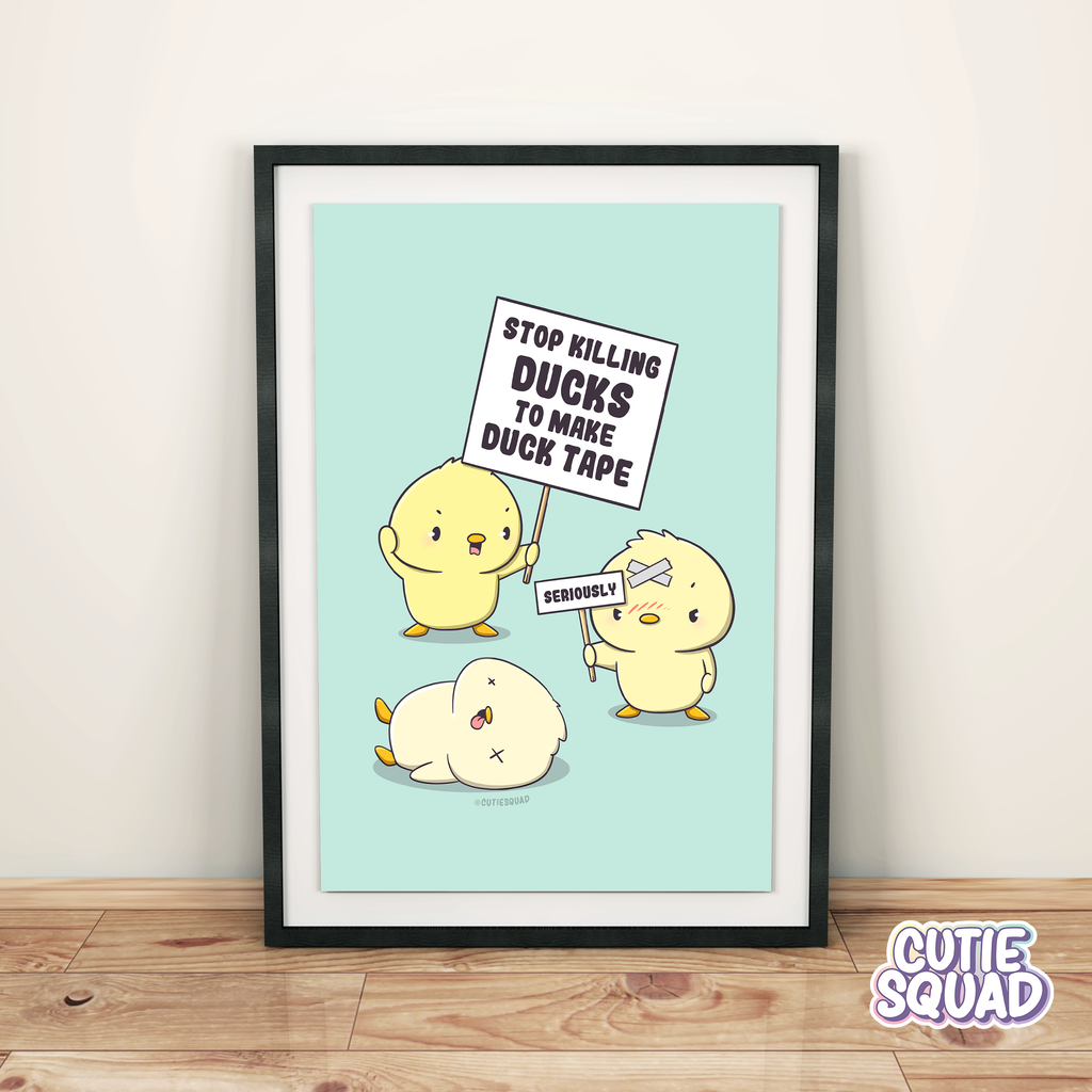 Stop killing ducks | Print