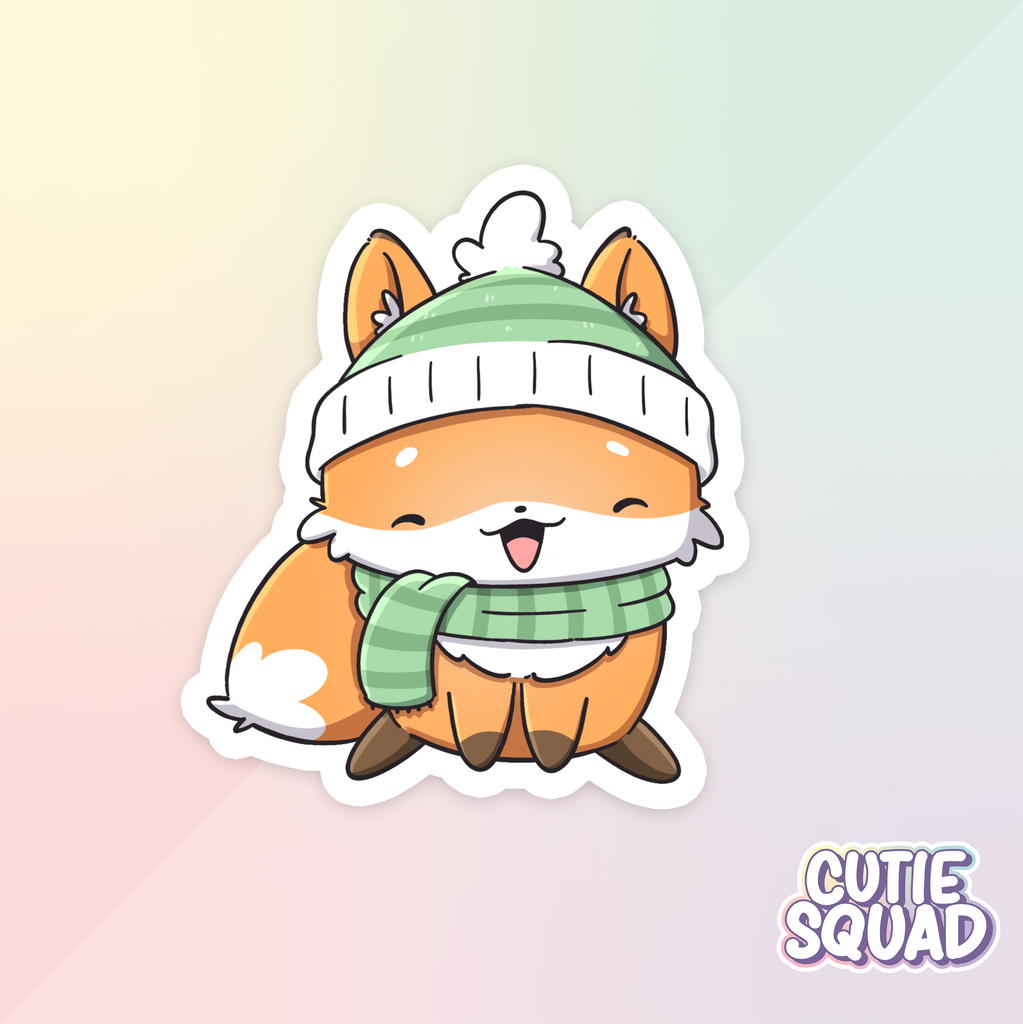 Fall Foxes | Stickers