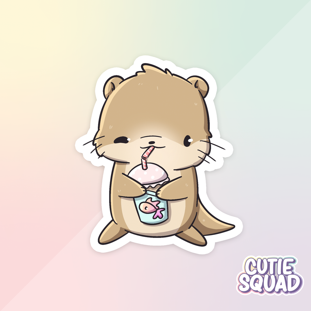 Fishy Otters | Stickers