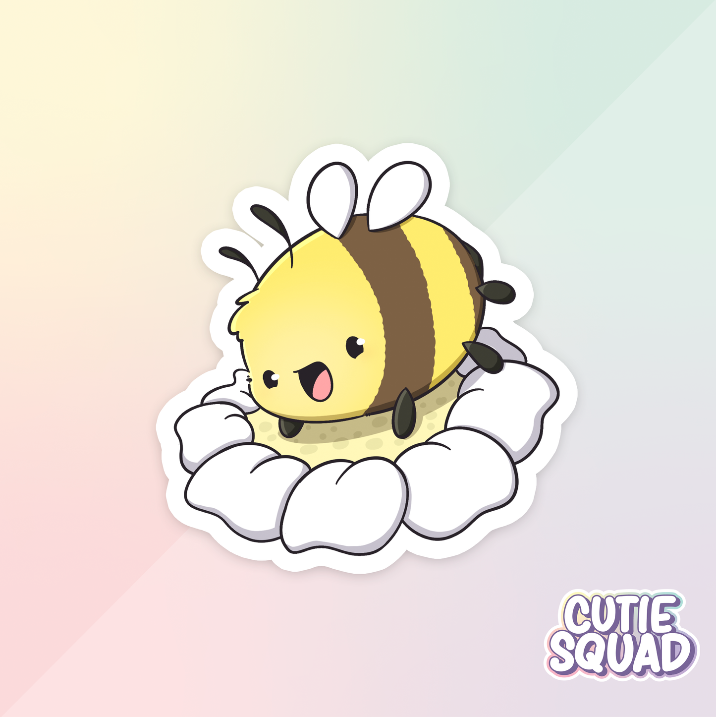 Flowery Bees | Stickers
