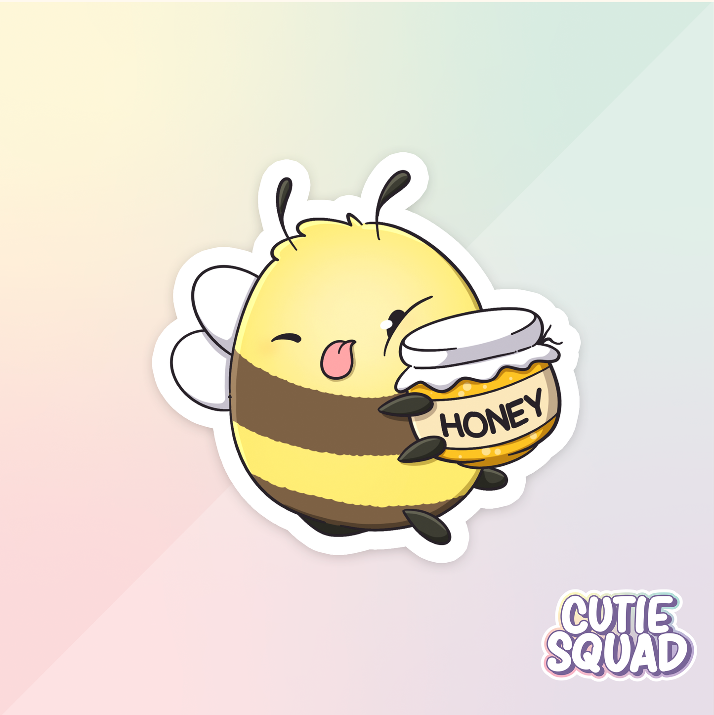 Flowery Bees | Stickers