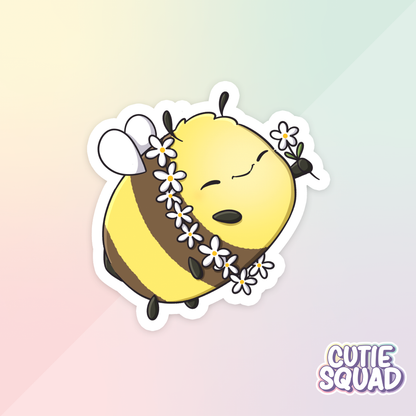 Flowery Bees | Stickers