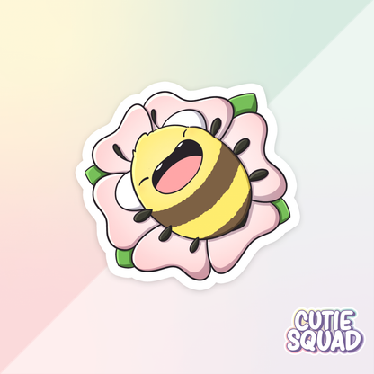 Flowery Bees | Stickers