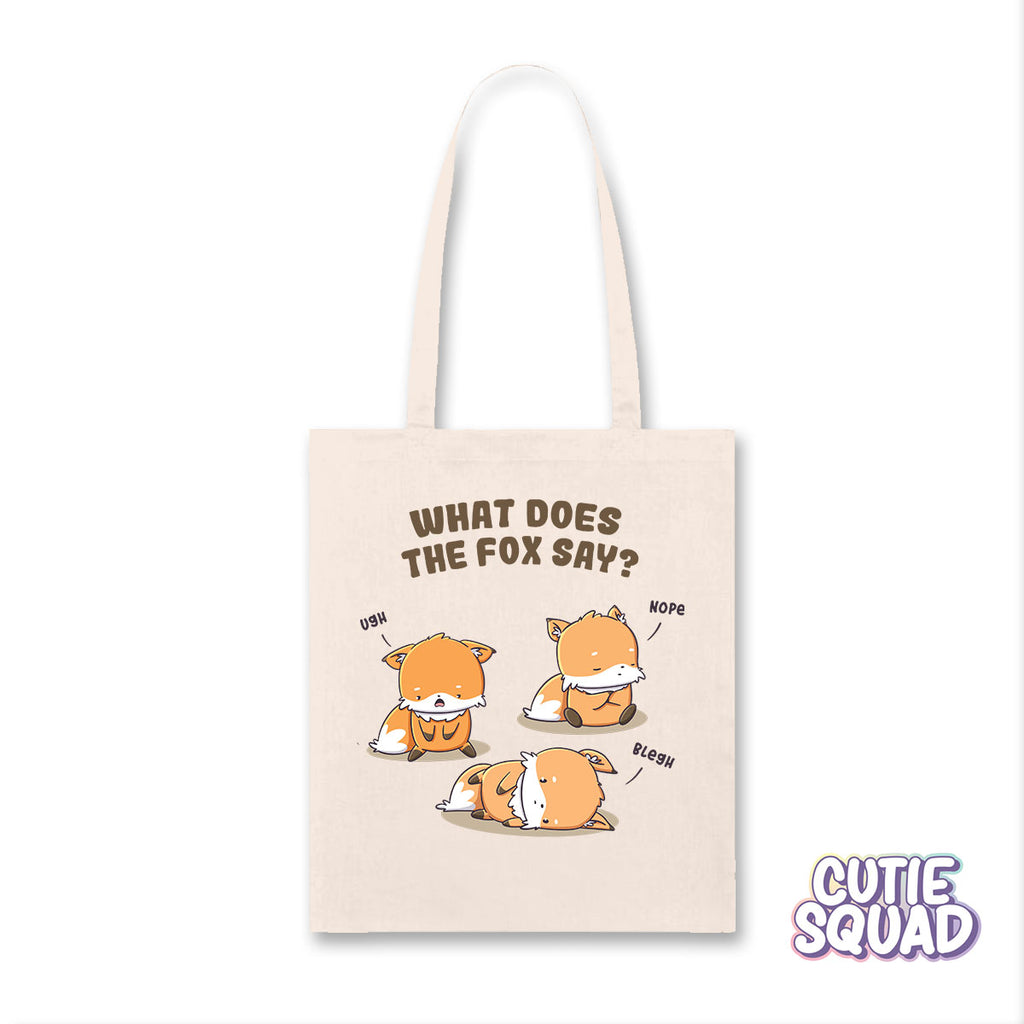 What does the fox say? | Totebag