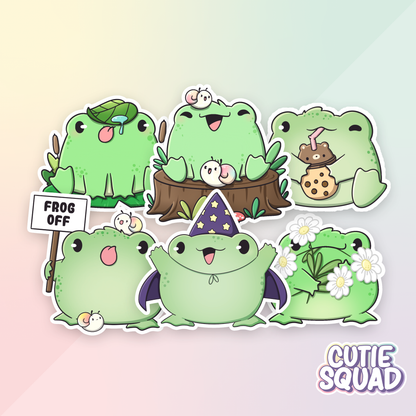 Garden Frogs | Stickers | Sale