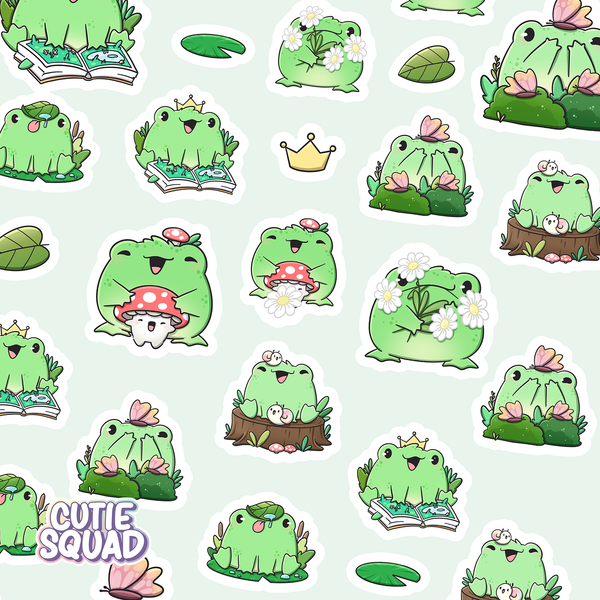 Garden Frogs | Sticker Sheet