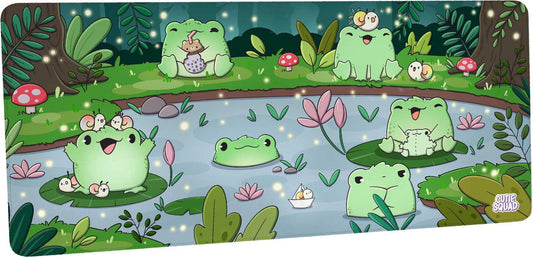 Frogs Kawaii Deskmat 90x40 cm