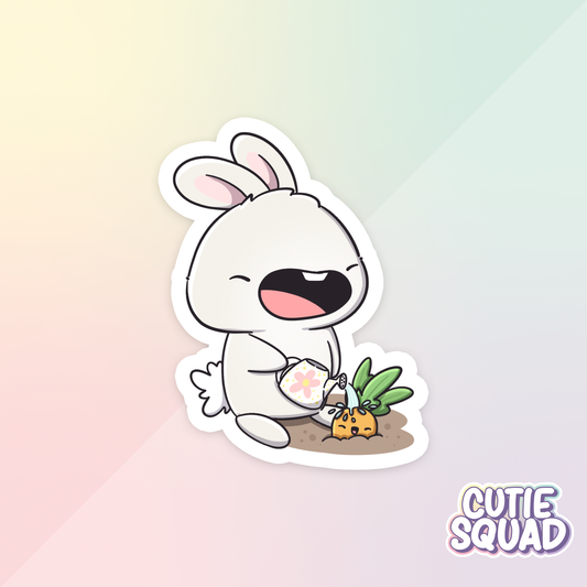 Gardening Bunnies | Stickers