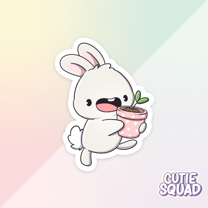 Gardening Bunnies | Stickers
