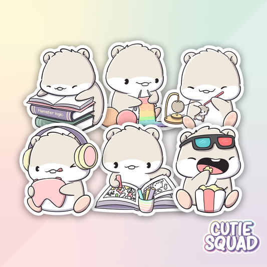 Hamster Hobbies | Stickers
