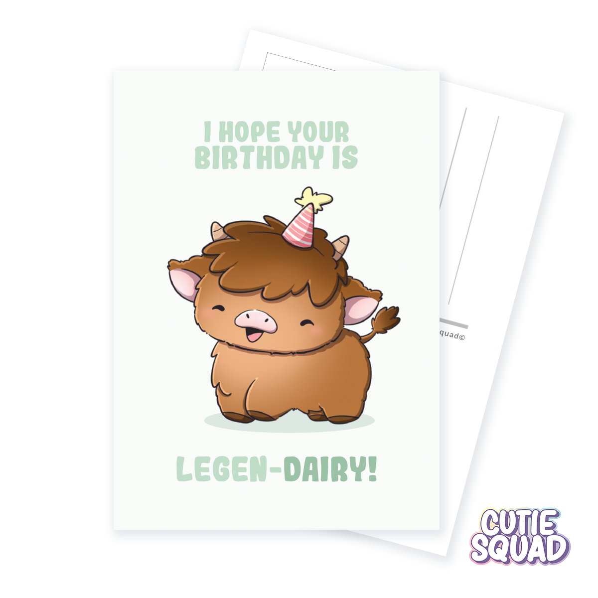 Legen-dairy birthday | Postcard