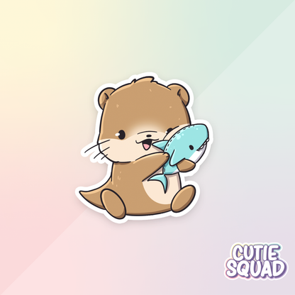 Fishy Otters | Stickers