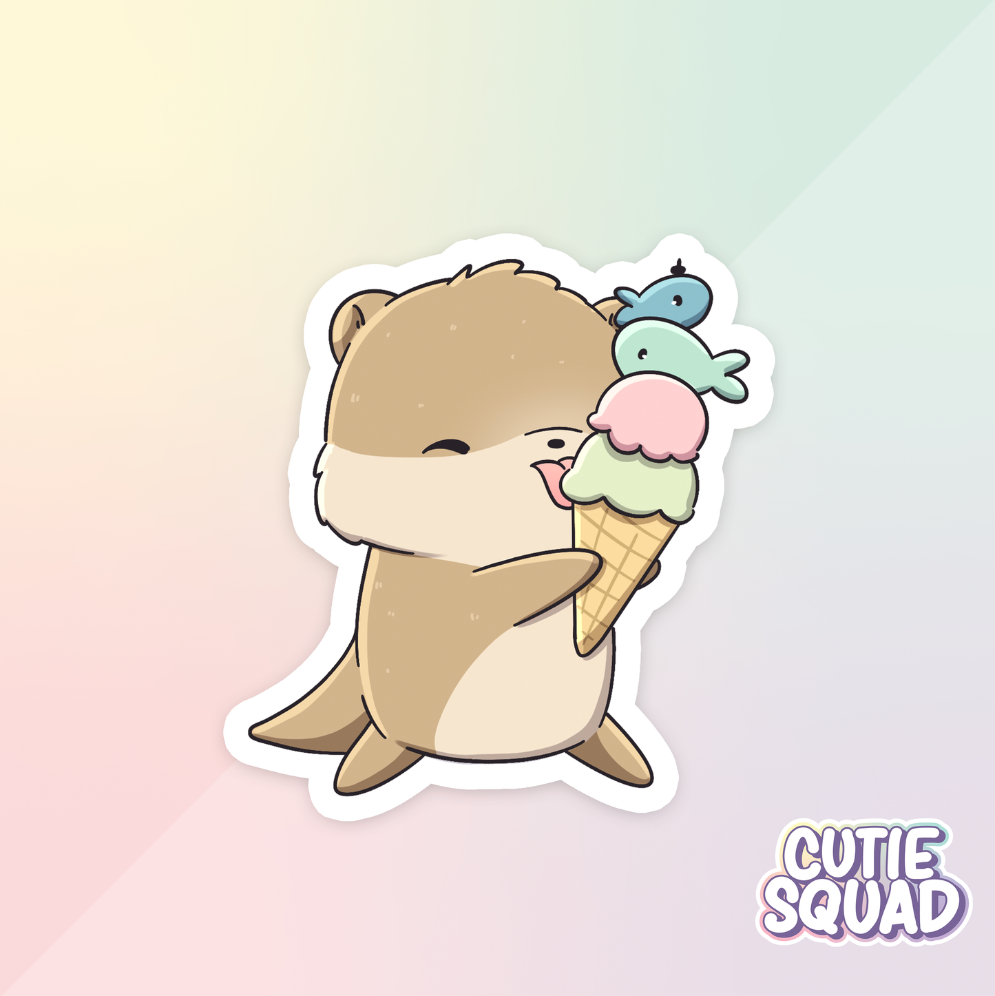 Otter Stickers | Cute Kawaii Vinyl Stickers