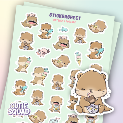 Fishy Otters pt2 | Sticker Sheet