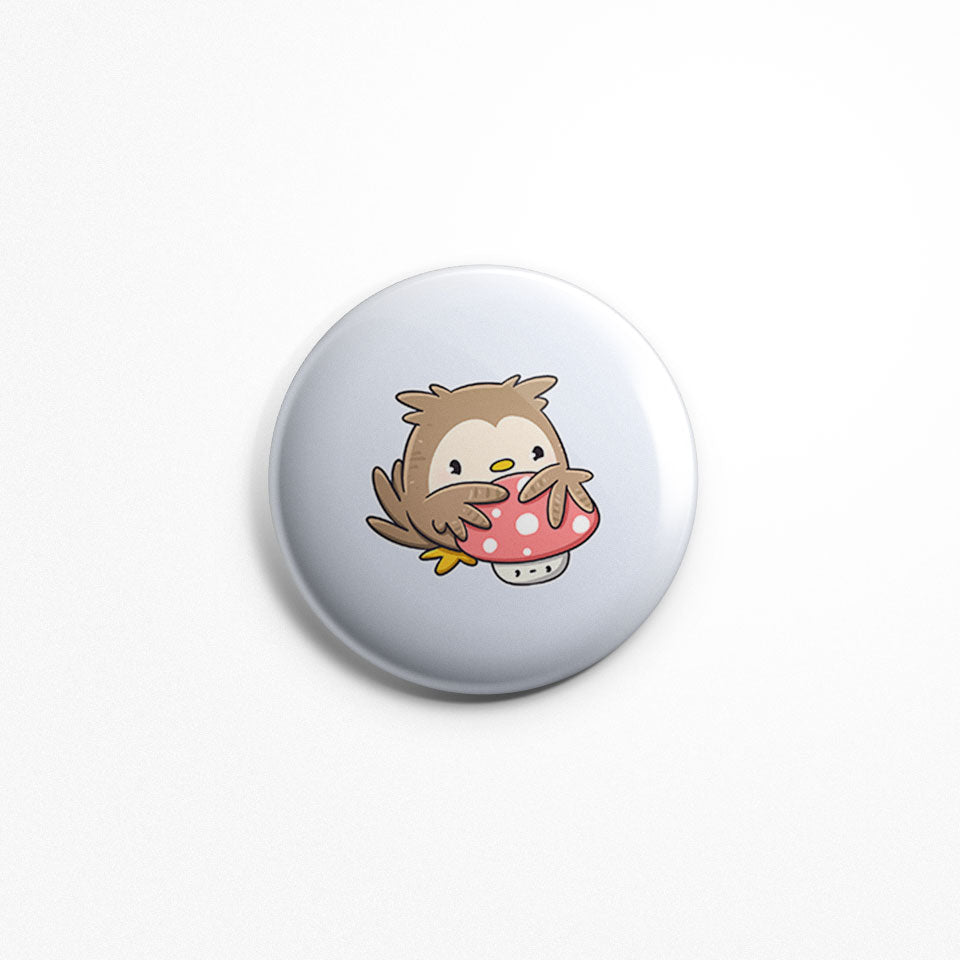 Owlbert in Fall | Buttons