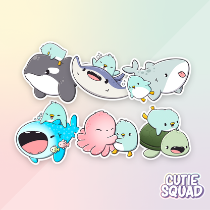 Penguins & Whales | Stickers