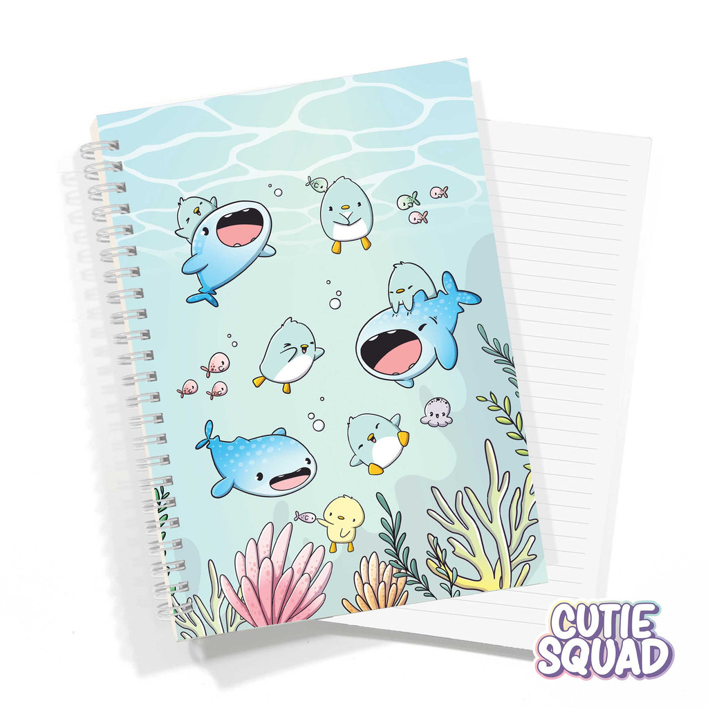 Penguins & Whales | Notebook A5