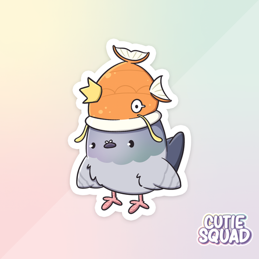 Pigeons with Hats pt.2 | Stickers
