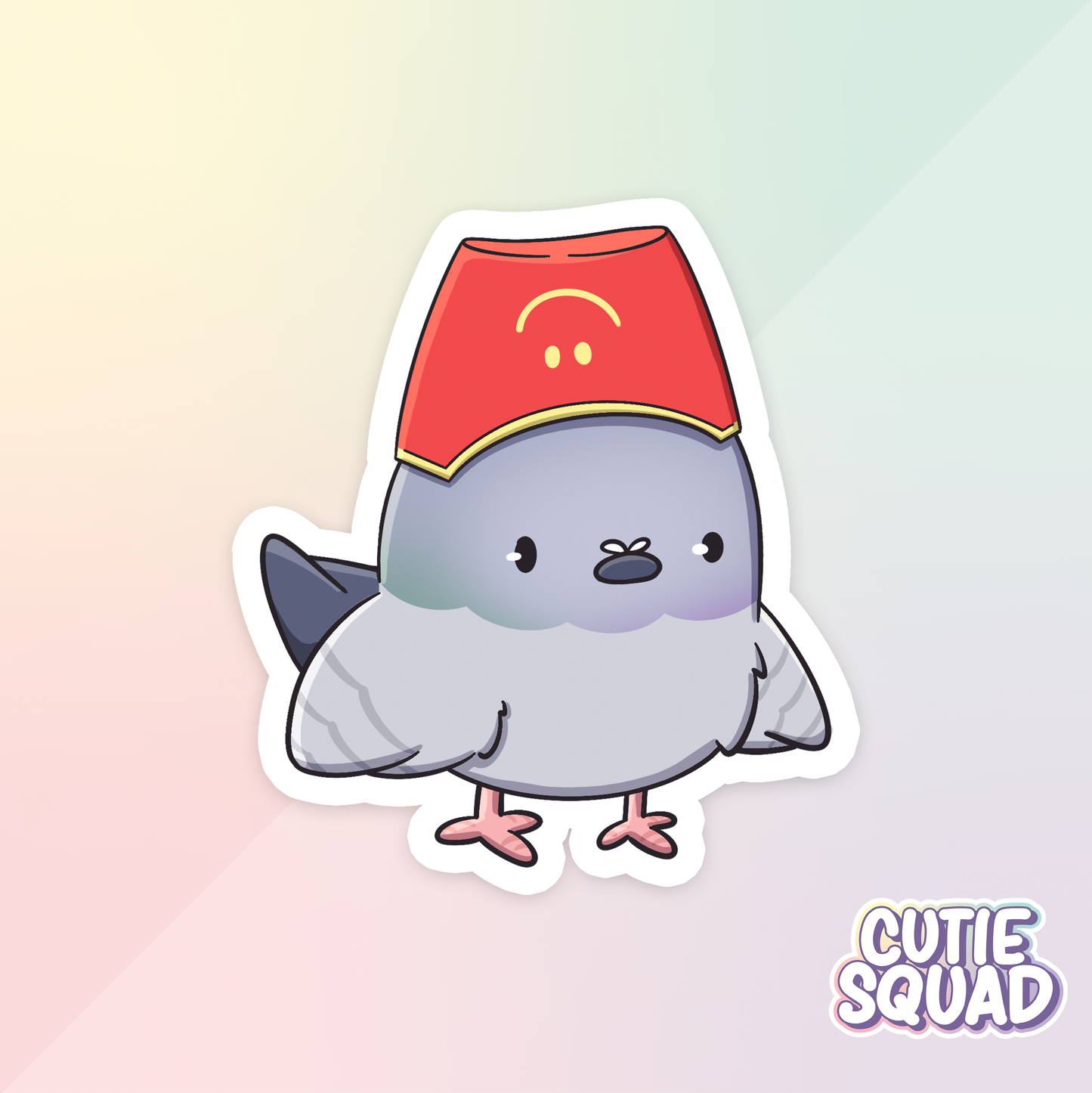 Pigeons with Hats pt.2 | Stickers