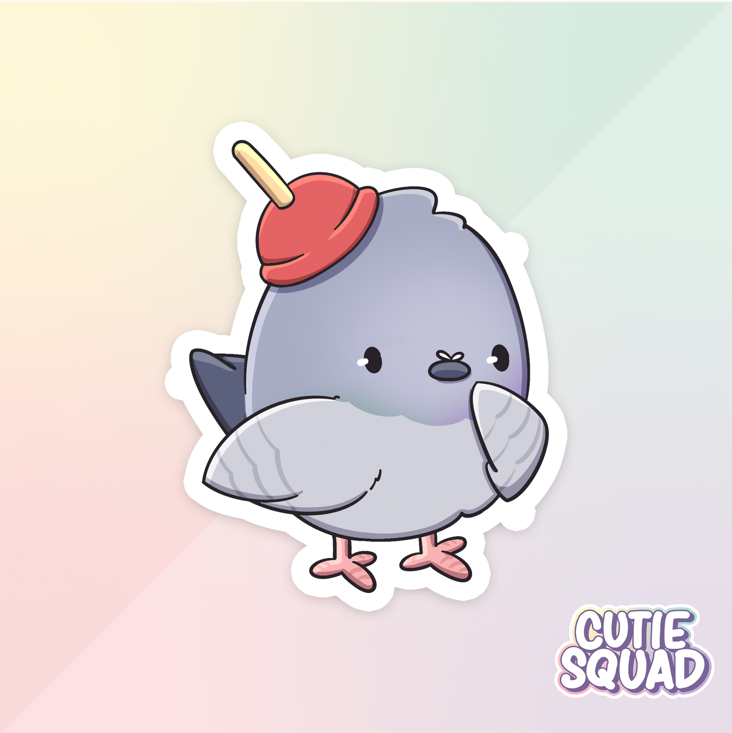 Pigeons with Hats pt.2 | Stickers