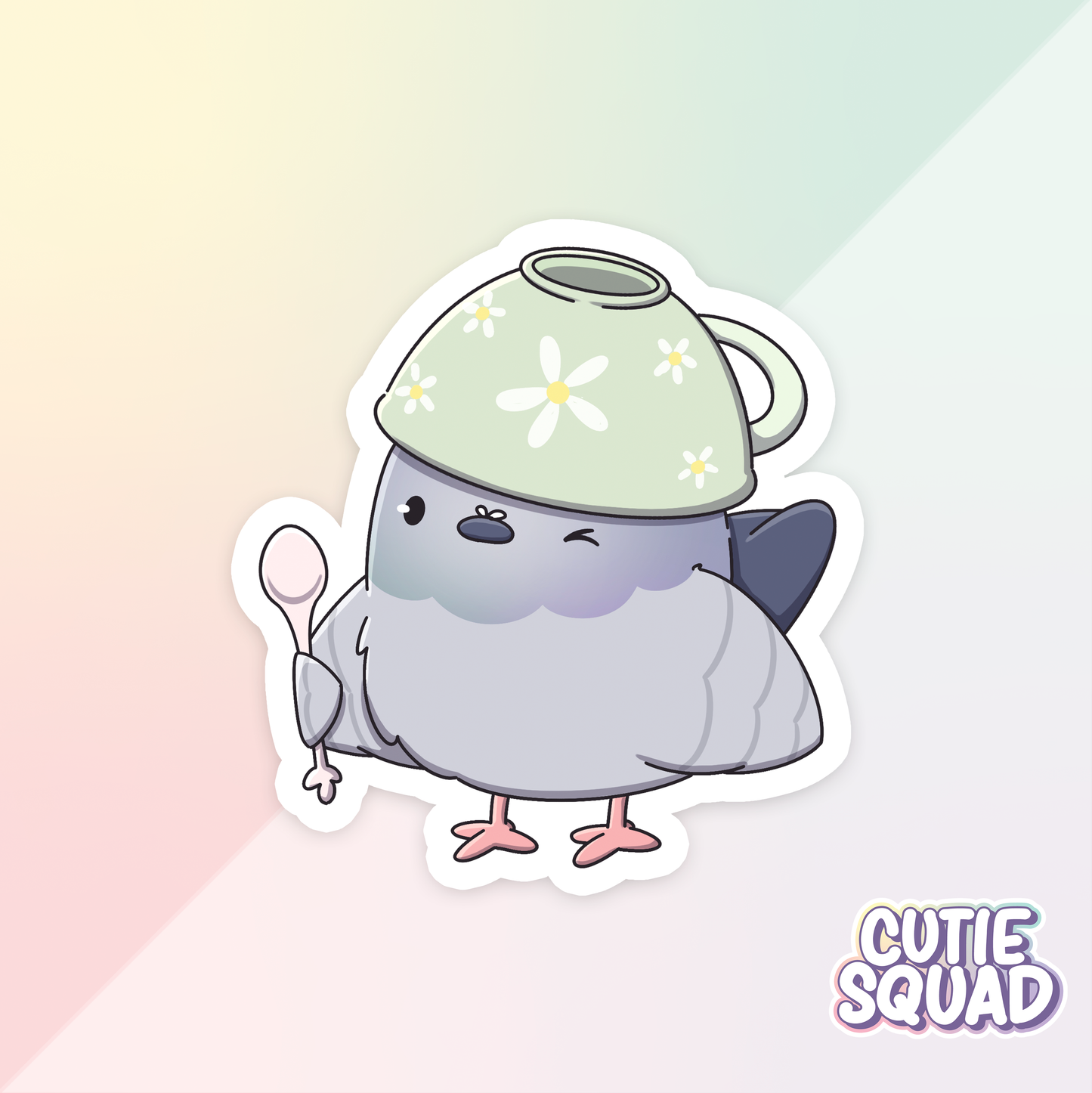 Pigeons with Hats pt.2 | Stickers