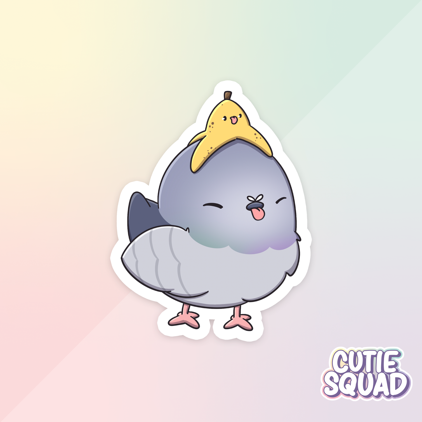 Pigeons with Hats pt.2 | Stickers