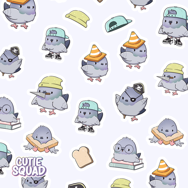 Pigeons from the block | Sticker Sheet