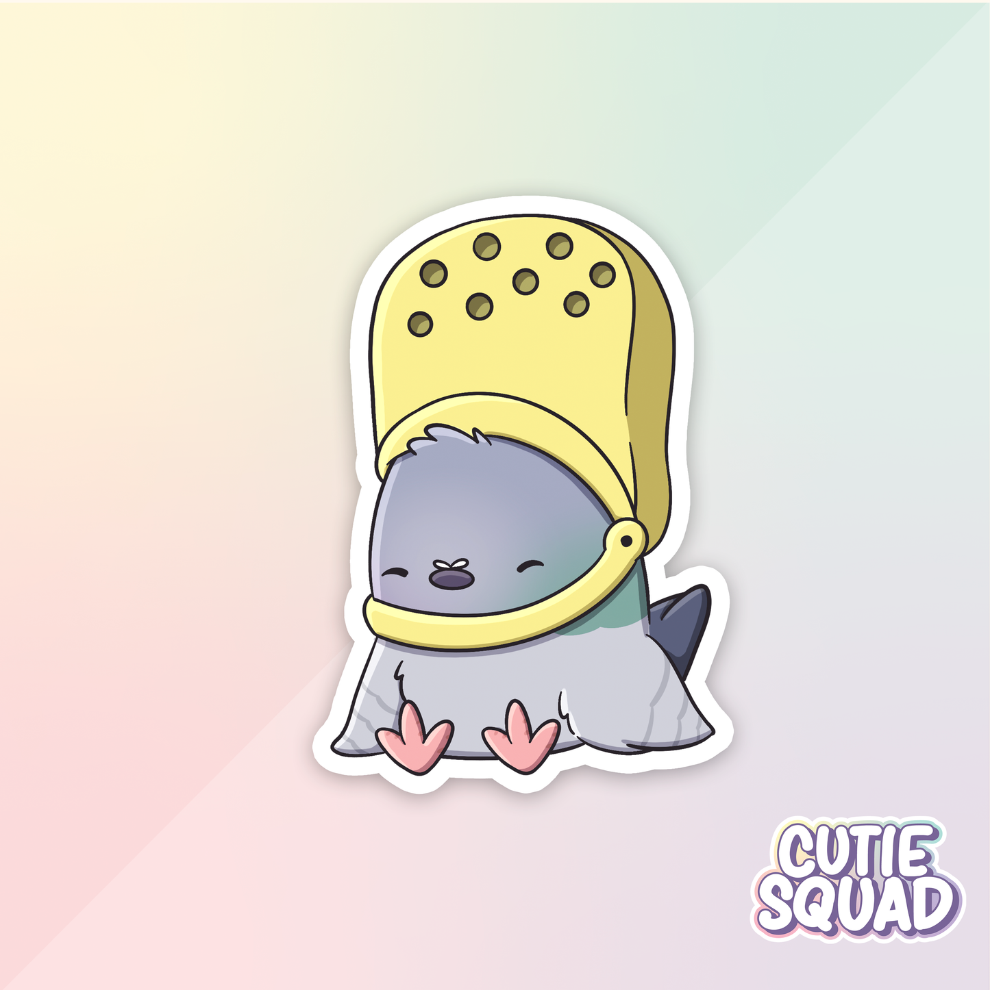 Pigeons with hats | Stickers