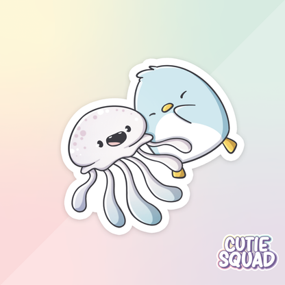 Pinguïns Onder de Zee Stickers
