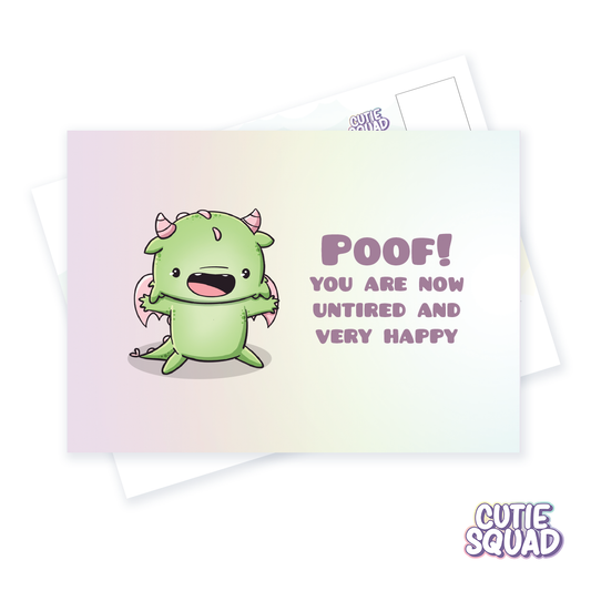 Poof | Postcard