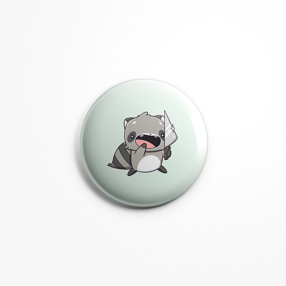 Moody Raccoons | Buttons