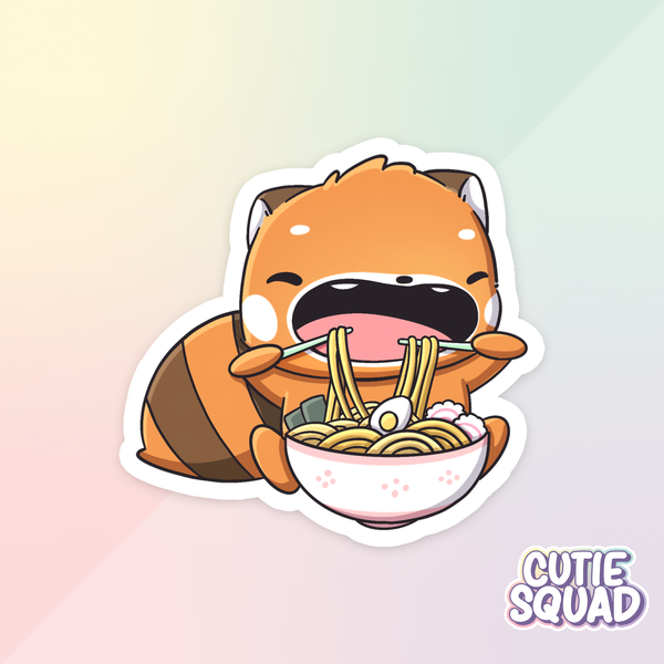 Red Panda Foodies | Stickers