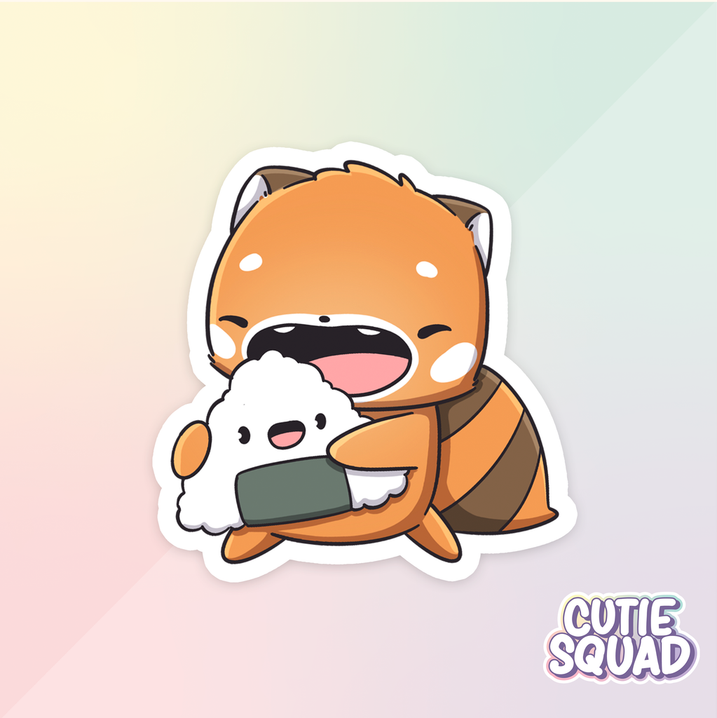 Red Panda Foodies | Stickers