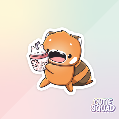 Sakura Red Pandas | Stickers