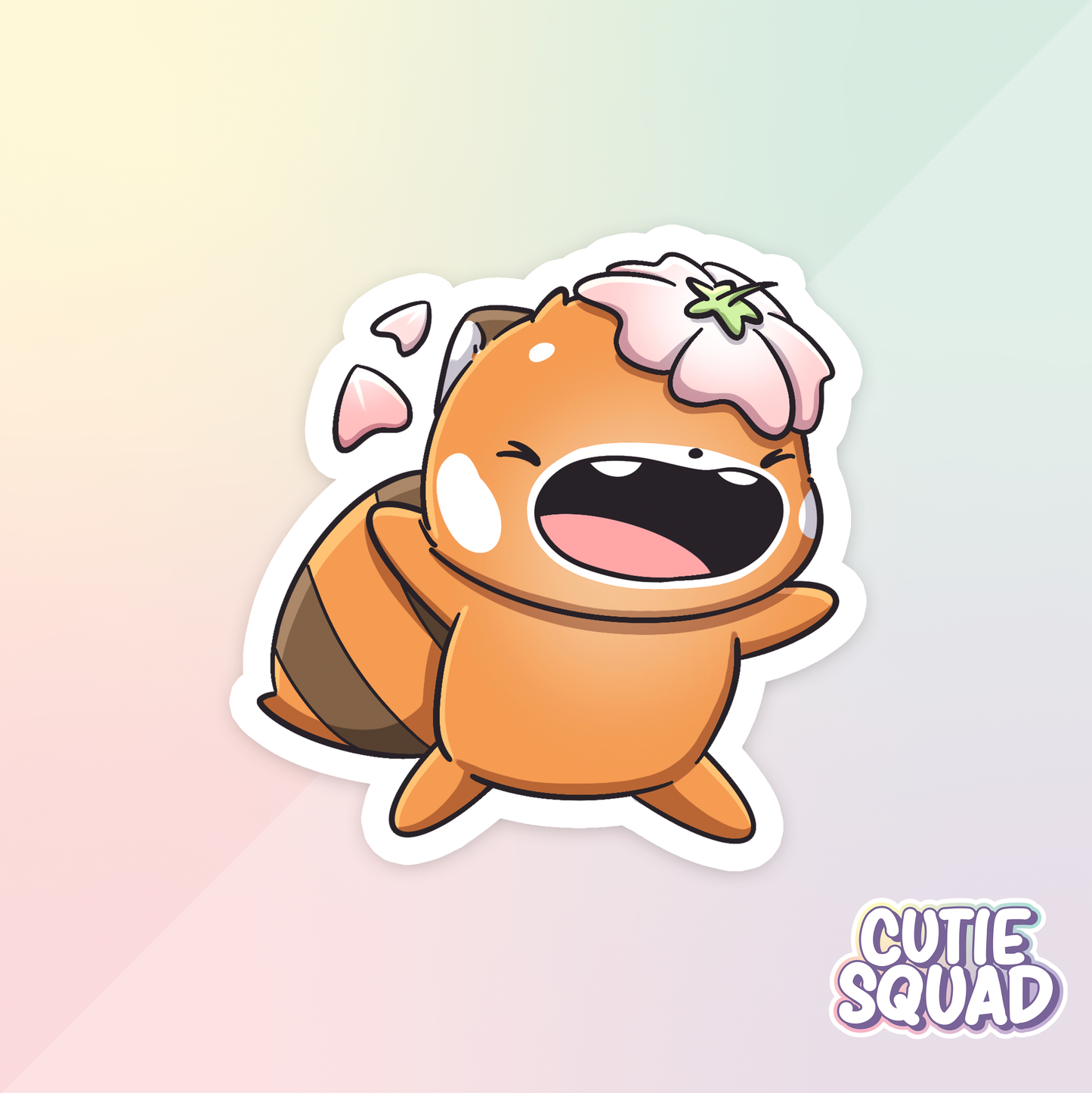 Sakura Red Pandas | Stickers