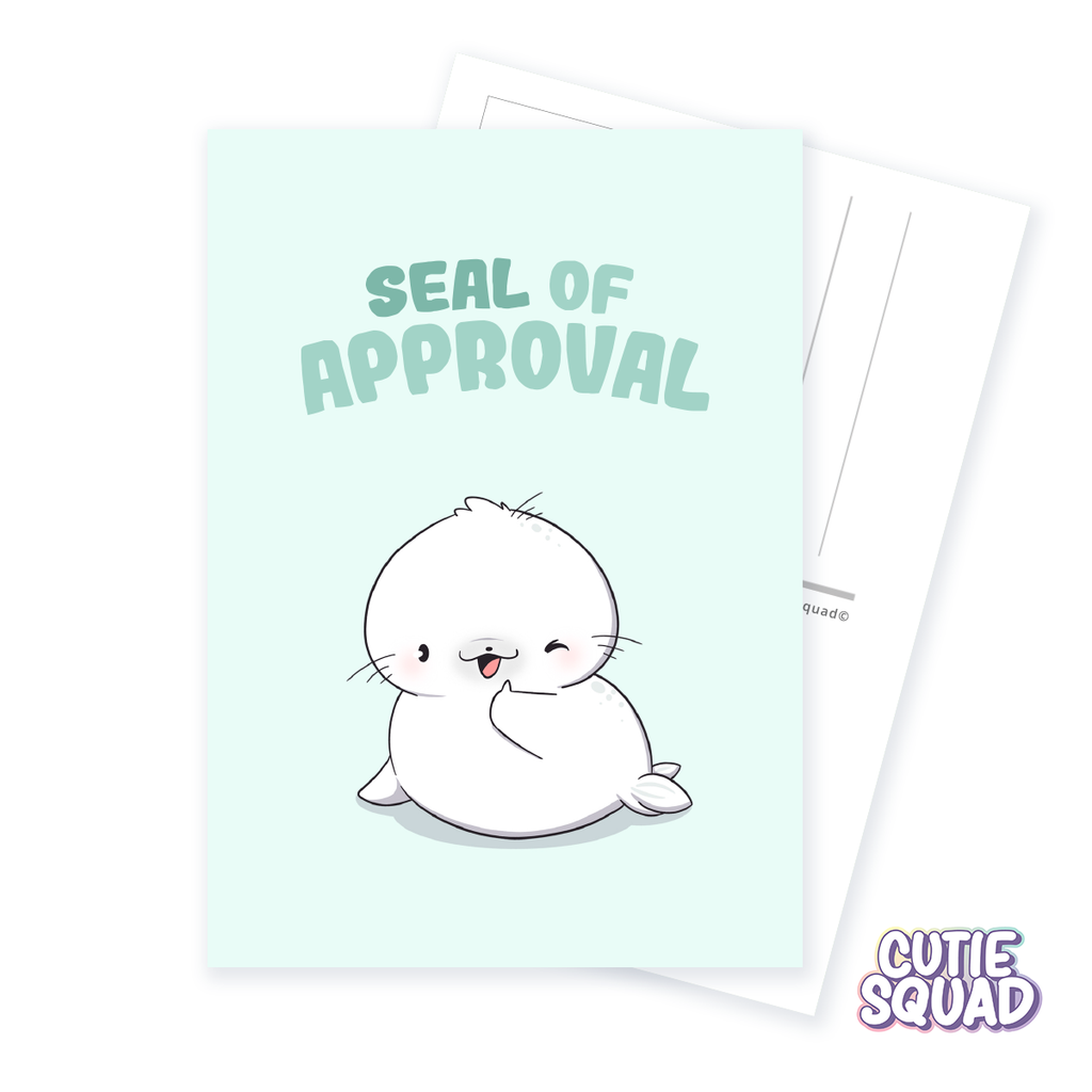 Seal of approval | Postcard