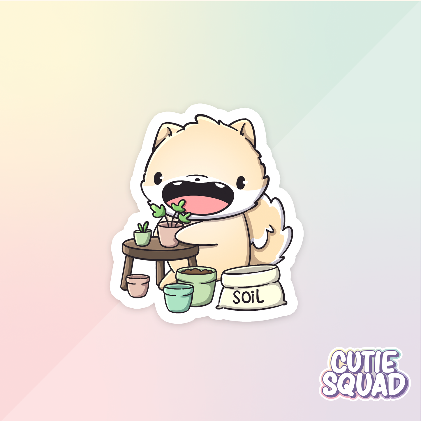 Shibas vs. Plants| Stickers