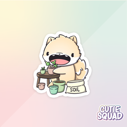 Shibas vs. Plants| Stickers