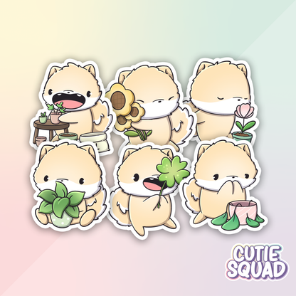 Shibas vs. Plants| Stickers