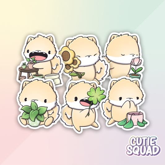 Shibas vs. Plants| Stickers