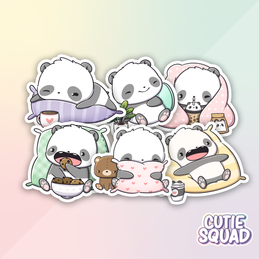 Sleepy Pandas | Stickers