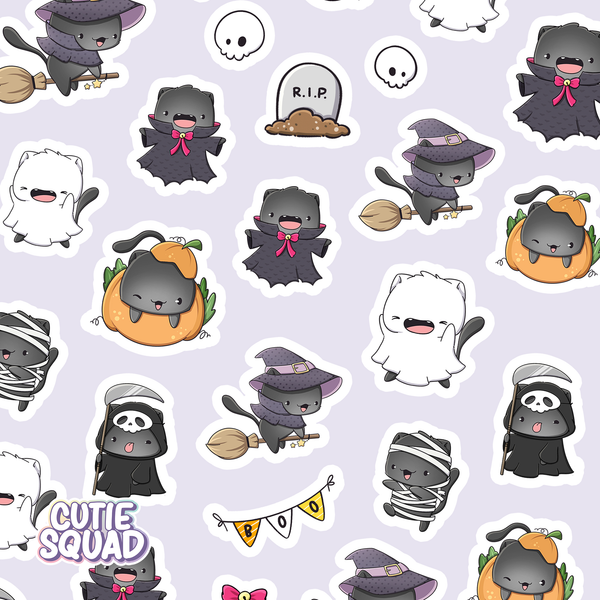 Spooky Cats | Sticker Sheet