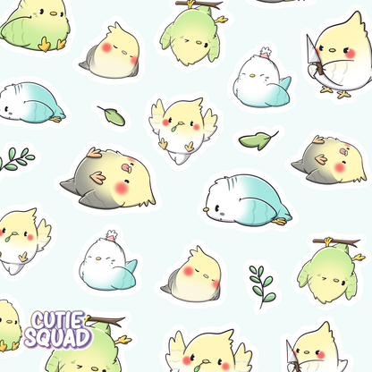 A lot of Birbs | Sticker Sheet