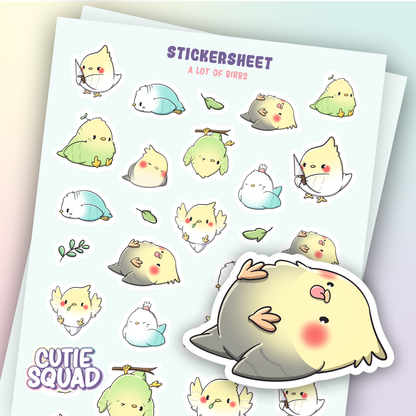 A lot of Birbs | Sticker Sheet