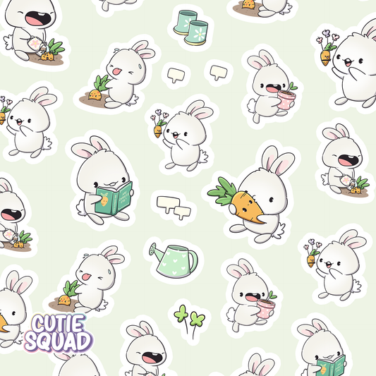 Gardening Bunnies | Sticker Sheet