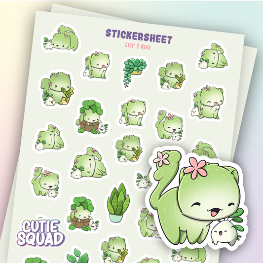 Lily & Ruu | Sticker Sheet